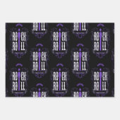 ヴィンテージロックンロール ラッピングペーパーシート (正面)