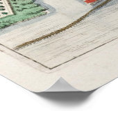 ヴィンテージロッテルダムオランダの地図(1649) 2 ポスター (角)