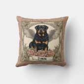 ヴィンテージロットワイラーエンジェルアートトリビュート クッション (裏面)