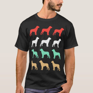 ヴィンテージロットワイラードッグレトロ Tシャツ