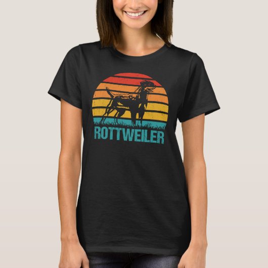 ヴィンテージロットワイラー4 Tシャツ (正面)