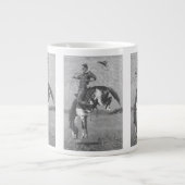 ヴィンテージロデオカウボーイズ、バッキングブロンコバイレミントン ジャンボコーヒーマグカップ (正面)