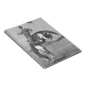 ヴィンテージロデオカウボーイズ、バッキングブロンコバイレミントン ノートブック (右側)