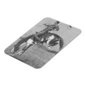 ヴィンテージロデオカウボーイズ、バッキングブロンコバイレミントン マグネット (左側)