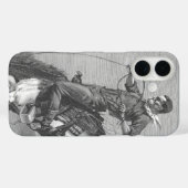 ヴィンテージロデオカウボーイズ、バッキングブロンコバイレミントン Case-Mate iPhoneケース (裏面 (横))