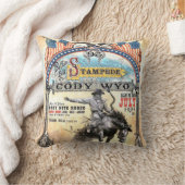 ヴィンテージロデオ装飾用クッション クッション (ブランケット)