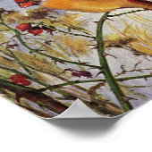 ヴィンテージロバートブルースホースフォール(鳥)ショウジョウコウカンチョウ ポスター (角)