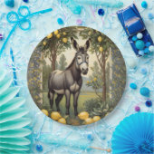 ヴィンテージロバ ペーパープレート (パーティー)