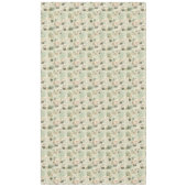 ヴィンテージロビンスとクリスマスの挨拶 テーブルクロス (正面)