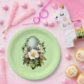 ヴィンテージロビンズエッグとバライースター ペーパープレート (パーティー)