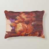 ヴィンテージロビンフッドとメリー彼の仲間by NC Wyeth アクセントクッション (正面)