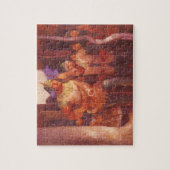 ヴィンテージロビンフッドとメリー彼の仲間by NC Wyeth ジグソーパズル (縦)