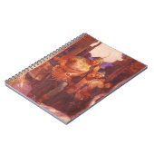 ヴィンテージロビンフッドとメリー彼の仲間by NC Wyeth ノートブック (左側)