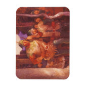 ヴィンテージロビンフッドとメリー彼の仲間by NC Wyeth マグネット (縦)