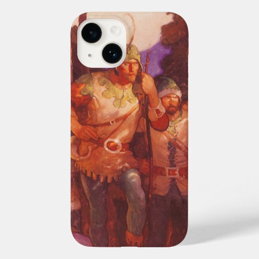 ヴィンテージロビンフッドとメリー彼の仲間by NC Wyeth Case-Mate iPhoneケース (裏面)