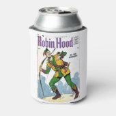 ヴィンテージロビンフッド – スーパーヒーロー – すごい漫画 缶クーラー (缶裏面)