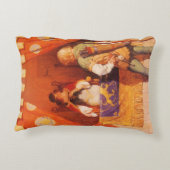 ヴィンテージロビン・フッドがNCワイエスのメイド・マリアンに出会う アクセントクッション (裏面)