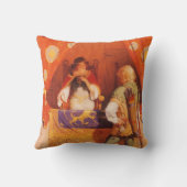 ヴィンテージロビン・フッドがNCワイエスのメイド・マリアンに出会う クッション (裏面)