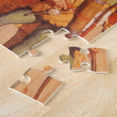 ヴィンテージロビン・フッドがNCワイエスのメイド・マリアンに出会う ジグソーパズル (側面)