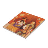 ヴィンテージロビン・フッドがNCワイエスのメイド・マリアンに出会う タイル (側面)