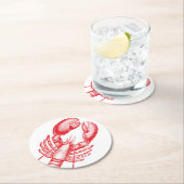 ヴィンテージロブスターコースター ラウンドペーパーコースター (インサイチュ)