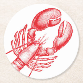 ヴィンテージロブスターコースター ラウンドペーパーコースター