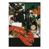 ヴィンテージロブスターシャンパンファンシーエレガントパーティー (正面)