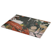 ヴィンテージロブスターシャンパンファンシーエレガントパーティー カッティングボード (角)