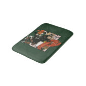 ヴィンテージロブスターシャンパーニュファンシーエレガントパーティー バスマット (アングル)