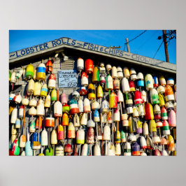 ヴィンテージロブスターブイ ポスター