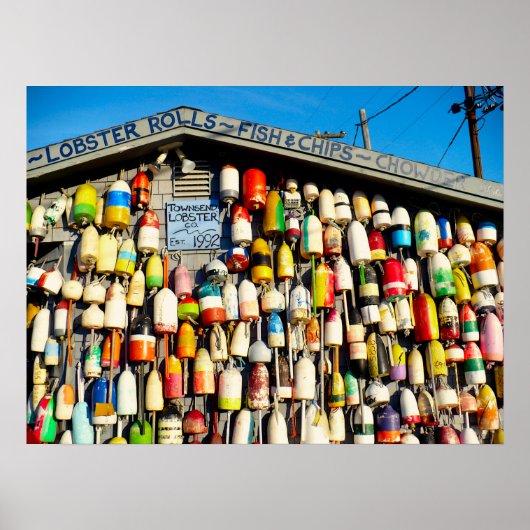 ヴィンテージロブスターブイ ポスター (正面)