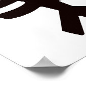 ヴィンテージロブスターブラック、アールデコシーフード ポスター (角)