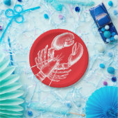 ヴィンテージロブスター ペーパープレート (パーティー)