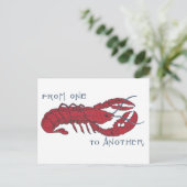 ヴィンテージロブスター ポストカード (スタンド正面)