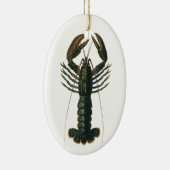 ヴィンテージロブスター、海洋海生命甲殻類 セラミックオーナメント (右)