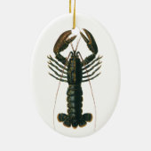 ヴィンテージロブスター、海洋海生命甲殻類 セラミックオーナメント (裏面)