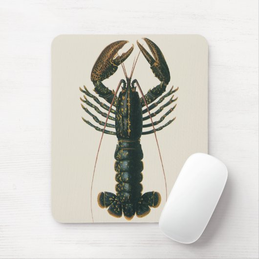 ヴィンテージロブスター、海洋海生命甲殻類 マウスパッド (マウス)