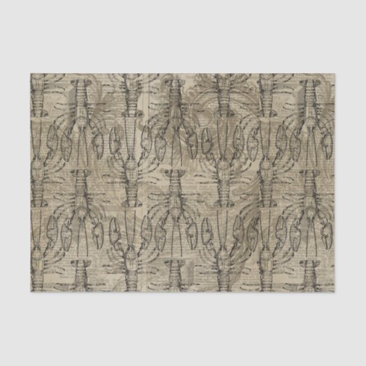 ヴィンテージロブスター 薄葉紙 (正面)