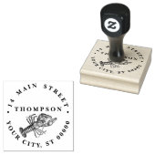 ヴィンテージロブスター#1スケッチ名差出人住所 ラバースタンプ (押印)