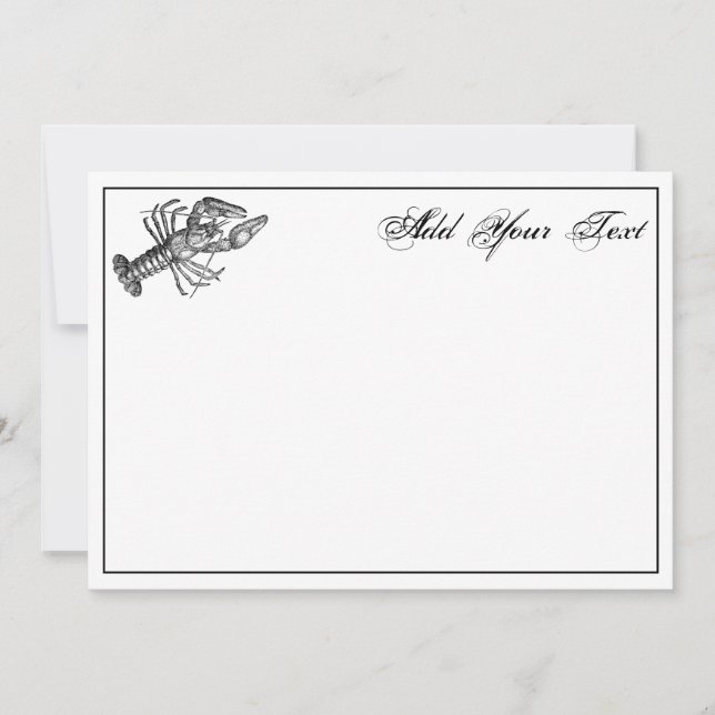 ヴィンテージロブスター#1スケッチ (正面)