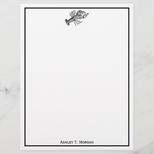 ヴィンテージロブスター#1スケッチ (正面)