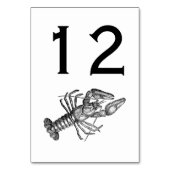 ヴィンテージロブスター#1スケッチ テーブルナンバー (裏面)