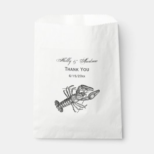 ヴィンテージロブスター#1スケッチ フェイバーバッグ (正面)