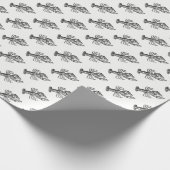 ヴィンテージロブスター#1スケッチ ラッピングペーパー (角)