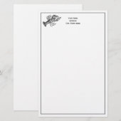 ヴィンテージロブスター#1スケッチ 便箋 (正面/裏面)