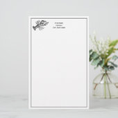 ヴィンテージロブスター#1スケッチ 便箋 (スタンド正面)