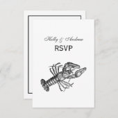 ヴィンテージロブスター#1スケッチ 出欠カード (正面/裏面)