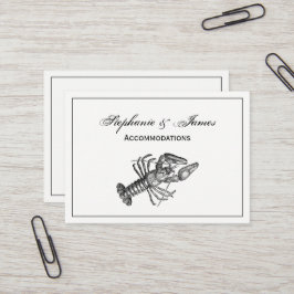 ヴィンテージロブスター#1スケッチ 名刺