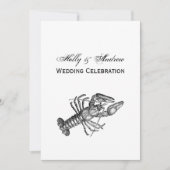 ヴィンテージロブスター#1スケッチ 招待状 (正面)