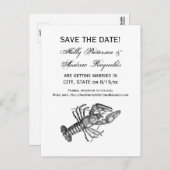 ヴィンテージロブスター#1スケッチ 案内ポストカード (正面/裏面)